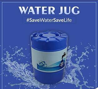 BLVD Plastic Insulated 20 Liter Water Bottle Dispenser Jug |Water Jar| Blue-1 20000 ml Flask