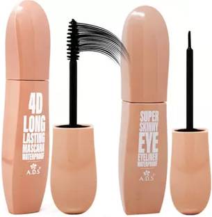 ADS Good Choice India Long Lasting Waterproof Eyeliner & 4D Mascara 18 ml