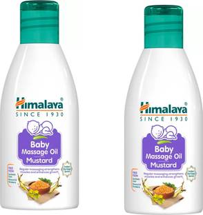 HIMALAYA Traditional Baby Massage Mustard Oil - 2x200ml