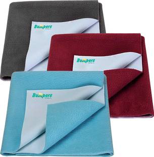 Bumpers Waterproof Baby Dry Sheet, Small Size, Pack of 3
