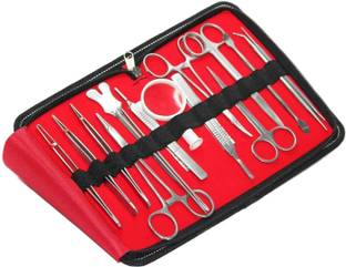mediwave 17 Pcs. Re-usable Surgical Tool Kit For Medical Purpose Utility Forceps