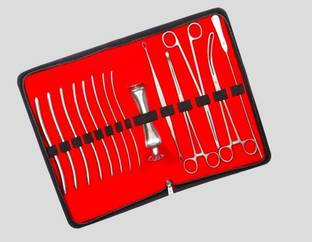 mediwave DNC Set KIT Stainless Steel Surgical Instrument(Pack of 14 Pc) Utility Forceps