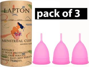 LAPTON Medium Reusable Menstrual Cup