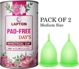 LAPTON Medium Reusable Menstrual Cup