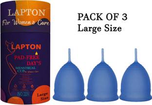 LAPTON Large Reusable Menstrual Cup