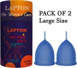 LAPTON Large Reusable Menstrual Cup