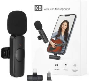 MOBONE ® K8 Wireless Collar Mic Mini Omnidirectional Lapel Collar Microphone Microphone