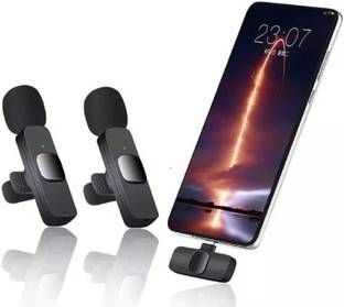 Fynzo K9 Dual Wireless for YouTube, Vlogging, Recording for Android & iPhone// Camera Microphone