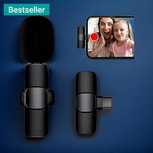 Clairbell Mic for YouTube K8: Livestream & Record Anywhere with Type-C Compatibility 100 Microphone