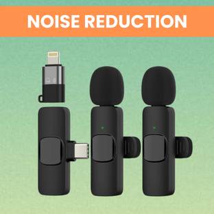 SACRO K9 Dual (Wireless Microphone) With Bluetooth Mic & Plug for Vlogging/YouTubP217 Microphone