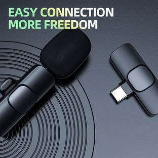 IMAGINEA ™ K8 Wireless Microphone, Digital Mini Portable Recording Clip Mic with Receiver Wireless Microphone