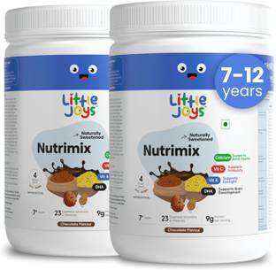 Little Joys Nutrimix Chocolate Nutrition Powder for Kids (7-12 years) | Supports Immunity