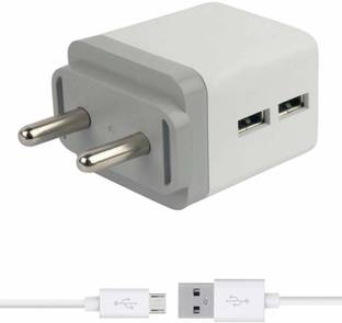 Badger Wall Charger Accessory Combo for Compatible with for Panasonic Eluga Ray X, Gionee S6s, Samsung Galaxy J3 Pro, Lenovo Phab 2, Samsung Galaxy S7, Lyf Water 7, Micromax Canvas 5 E481, Vivo Y55L, Samsung Galaxy On7, Lenovo P2, Samsung Galaxy On Nxt, Honor 6X, Coolpad Note 5, Samsung Galaxy J7, Oppo F1 Plus, Vivo V5s, Micromax Canvas Juice 4G Q461, Lenovo Vibe K5 Plus, Samsung Z2, Vivo Y51L, Moto G5 Dual Port Charger Original Adapter Like Wall Charger, Mobile Power Adapter, Fast Charger, Android Smartphone Charger, Battery Charger, High Speed Travel Charger With 1 Meter Micro USB Cable Charging Cable Data Cable