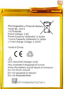 RAPPER Mobile Battery For  INFINIX BL-34CX Smart 3 Plus