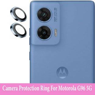 DC DEAL CLUES Back Camera Lens Ring Guard Protector for Motorola G96 5G Blue Metal Ring with 9H Glas...