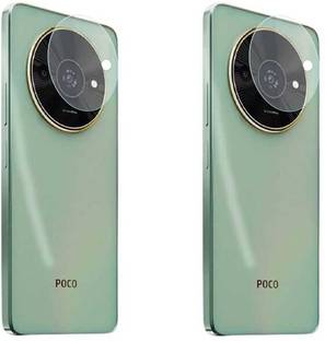 LIGHTWINGS Back Camera Lens Glass Protector for Xiaomi Poco C 61 Camera Lens Protector, (Pack of 2)
