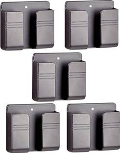 Expro Wall Charger Mobile Phone Holder Universal Hanging Stand Black(Pack of 5) Mobile Holder