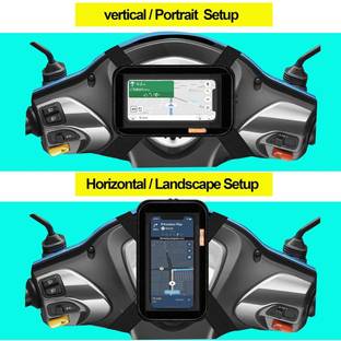 MICXO Mobile Holder Pouch Bag for Scoty motor bike mobile stand waterproof Bike Mobile Holder