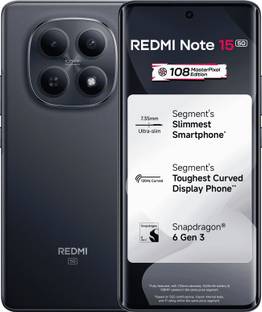 REDMI Note 15 5G (Black, 256 GB)