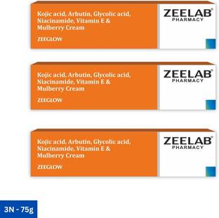 zeelab Zeeglow Skin Brightening & Hydrating Cream with Kojic Acid & Vitamin E