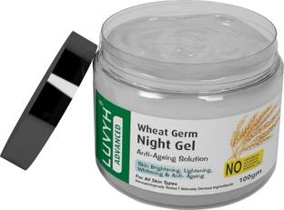 LUVYH Wheat Germ Night Gel,Overnight Repair, Dark spot Remover for Dry skin