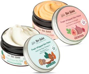 Nat Habit Shea Butter & Fig Rose Moisturizer Body Cream, Anti-Aging & Collagen Boost