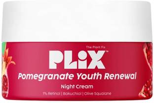The Plant Fix Plix Pomegranate 1.20% Retinol & 1% Bakuchi Oil Anti Ageing Night Cream
