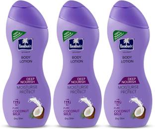 Parachute Advansed Deep Nourish Body Lotion, With Pure Coconut Milk, 72h Moisturization 250ml x 3