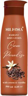 SILEOSA Cocoa Butter & Vanilla Nourishing Body Lotion for Women & Men