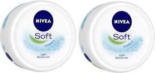 nivea Soft Light Moistirising Cream, 25 Gm Set of 2