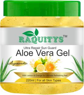 RAQUITYS Sun Guard Aloe Vera Gel With Lemon & Orange-SPF 22.