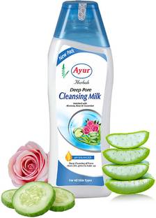 AYUR HERBALS Deep Pore Cleansing Milk with Rose I For make up remover I