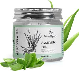 Nature Elegance 100% Pure Aloe Vera Gel For Face, Skin, and Hair | pure Aloe Pulp