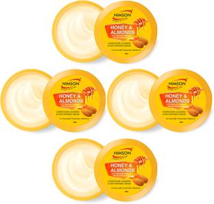 Nimson Honey & Almonds Cream With Honey, Almond For Relieves Dryness & Roughness