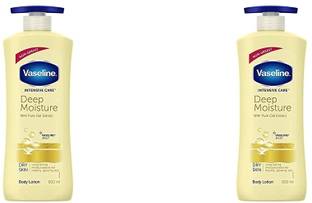 Vaseline DEEP MOISTURE BODY LOTION COMBOPACK OF 2(600ML)(1200G)