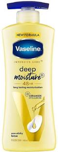 Vaseline Deep Moisture Body Lotion | For Cushion Soft Skin| With Ceramides Hyaluron