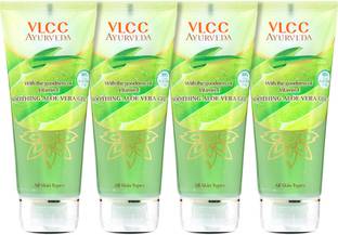 VLCC Aloe Vera Gel For acne marks, dark spots & dry skin (Pack of 4)