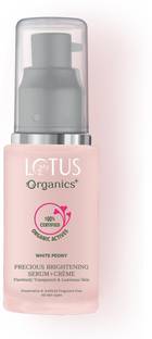 Lotus Organics+ Precious Brightening Serum+ Creme | Flawless Luminous | All Skin Types
