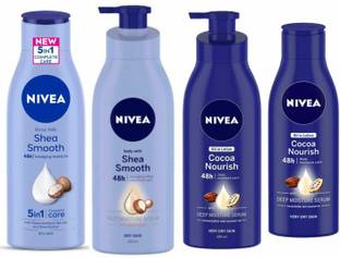 NIVEA Cocoa Nourish Body Lotion 400 ML (Pack Of 2)