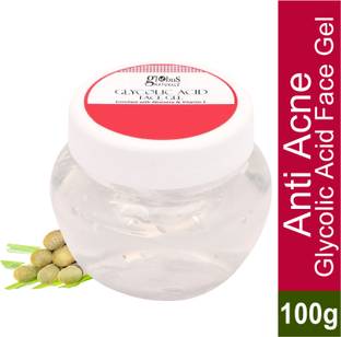Globus Naturals Pimple Clear Glycolic acid face gel For Anti Acne | with goodness of Niacinamide,Aloevera & Vitamin E