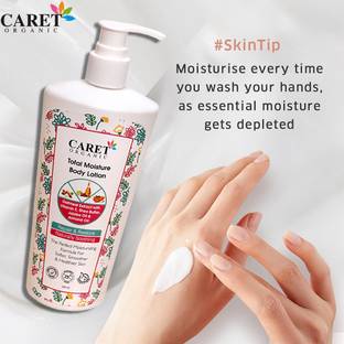 Caret Organic Total Moisture Body Lotion With Oatmeal & Shea Butter-Vegan & Paraben Free