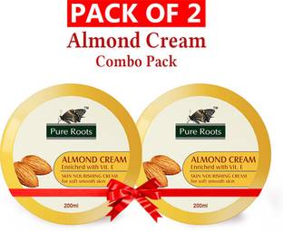 Pure Roots Almond Cream Pack Of 2 (200ml * 2)