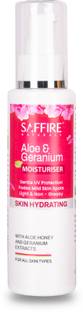 SAFFIRE Aloe Geranium Skin Hydrating Moisturiser|For All Skin Types|Paraben Free|