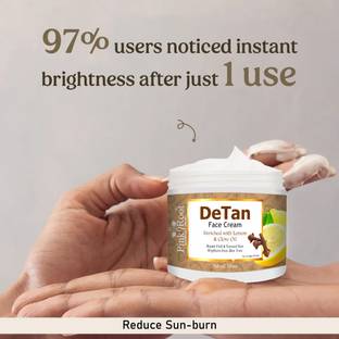 PINKROOT Detan Tan Removal Face Cream 100ml & Facewash 100ml, Reduces Hyperpigmentation