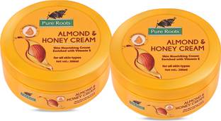 Pure Roots Almond Cream Pack Of 2 (200ml * 2)
