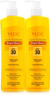 VLCC DeTan + White Glow Moisturising Body Lotion SPF 30 PA+++ (Pack of 2)