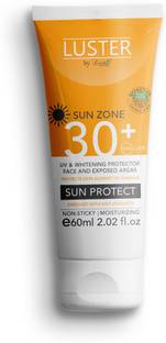 Luster Sun Protect-SPF 30+ (UVA & UVB) Non-Sticky & Moisturizing