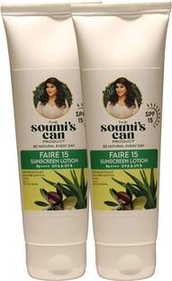 The Soumi's Can Product FAIRE 15 SUNSCREEN LOTION (PACK OF 2)