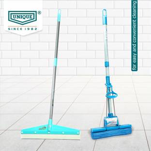 UNIQUE PVA mop sponge mop stick Telescopic Handle|Metro wiper home floor cleaning mop Mop Set