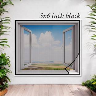 ZIMBLE Windows Mosquito Net, Insect Net Frame/120 GSM Highly Durable and safe Fibre Washable Adults Mosquito Net